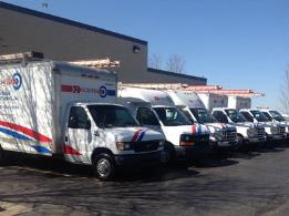 Accu-Temp Heating & Air Conditioning service trucks!