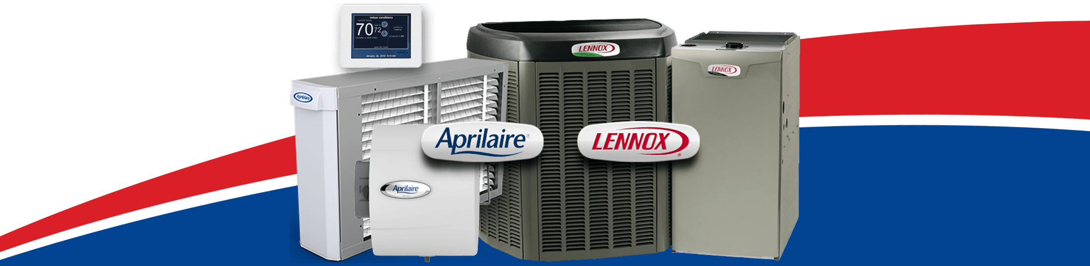 Accu-Temp Heating & Air Conditioning works with Aprilaire & Lennox ACs in Brighton MI.